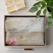 フィールド右側のデコップランドスケープウサギ 薄葉紙 (ギフト)