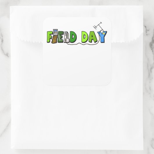 フィールド名タグまたはシール スクエアシール (バッグ)