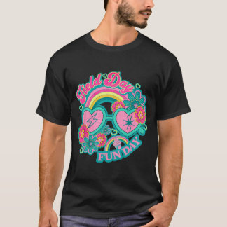フィールド日おもしろい日先生&;キッズフィールドDa Tシャツ