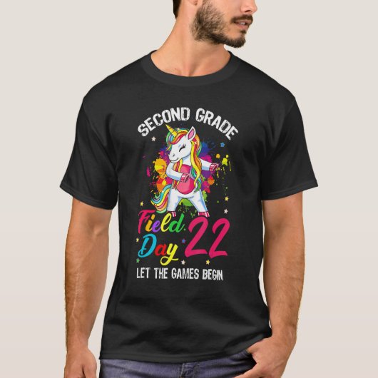 フィールド日2022第2学年ゲームを開始Ki Tシャツ (正面)