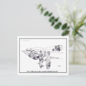 フィールド清掃テスト葉書 ポストカード (スタンド正面)