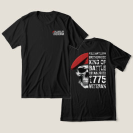 フィールド砲兵の兄弟愛ベテラン・スカル トライブレンドTシャツ