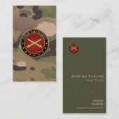 フィールド砲兵支部記章 名刺 (正面/裏面)