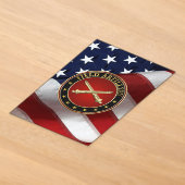 フィールド砲兵科部隊章 スペシャルエディション アクリル招待状 (レイダウン)
