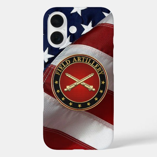 フィールド砲兵科部隊章 スペシャルエディション Case-Mate iPhoneケース (裏面)