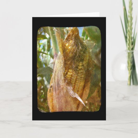 フィールド空白のコーン内側すべての行事挨拶 カード (正面)