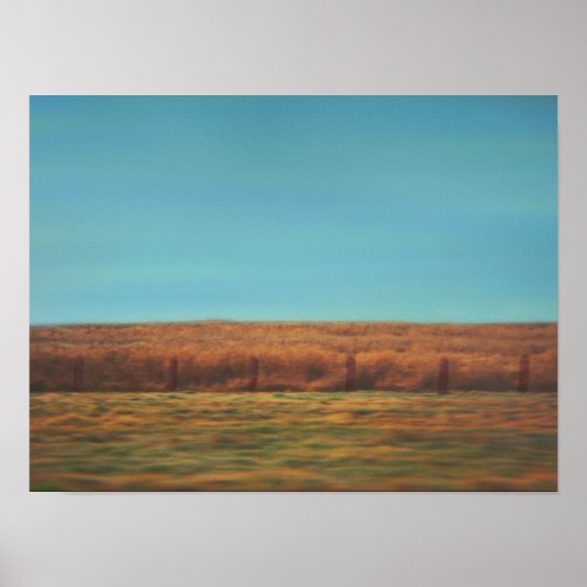フィールド金ゴールド-ヴィンテージコダックプリント ポスター (正面)