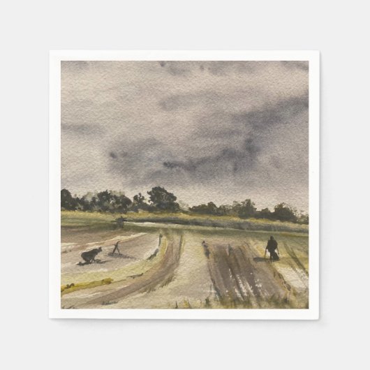 フィールド2内の金属検出 スタンダードカクテルナプキン (正面)