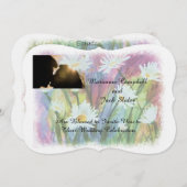 フィールド・オブ・デイジーのカスタマイズ可能結婚式招待状 招待状 (正面/裏面)