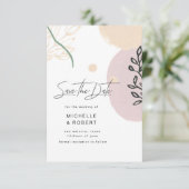 フィールド・オブ・ドリームス ブラッシュ モダン セーブ・ザ・デート カード (スタンド正面)