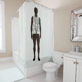 フィールド・ツリーとしての人間 シャワーカーテン