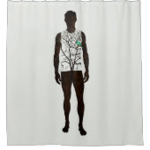 フィールド・ツリーとしての人間 シャワーカーテン (正面)