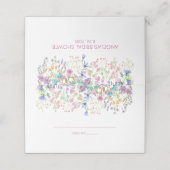フィールド フローラル ブライダル シャワー プレース カード (外部開封)