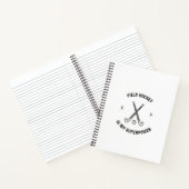 フィールド・ホッケーは私の超大国だ ノートブック (内部)