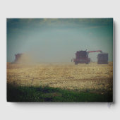 フィールド・農家・メモリアルに組み合わせた「刈り取り時間」 ゲストブック (裏面)