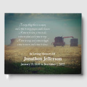 フィールド・農家・メモリアルに組み合わせた「刈り取り時間」 ゲストブック (正面)