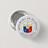 フィ素晴らしリピン共和国印 缶バッジ (正面&裏面)