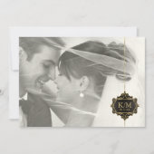 フィ素晴らしリ結婚金ゴールドID871 サンキューカード (正面)