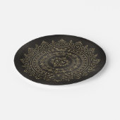 フィ素晴らしリ結婚金ゴールドID871 ペーパープレート (アングル)