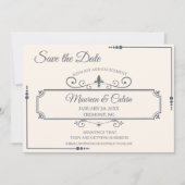 フィ素朴リグリー、日付の保存 招待状 (正面)