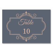 フィ素朴リ結婚グ テーブルナンバー (正面)