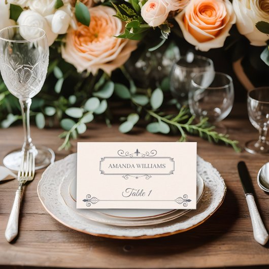 フィ素朴リ結婚グ プレイスカード