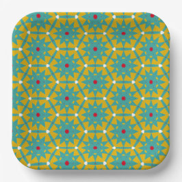 フィ鮮やかエスタスターバスト紙プレート ペーパープレート