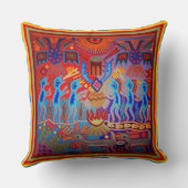 フイコールシャーマンリチュアル装飾用クッション クッション (裏面)