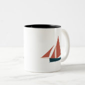 フイセアナガイリムエ | ガルウェイフイセアマグ ツートーンマグカップ (正面右)