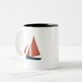 フイセアナガイリムエ | ガルウェイフイセアマグ ツートーンマグカップ (正面左)