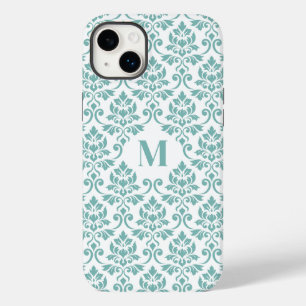 フイユダマスクティール（緑がかった色）パターカスタムン() Case-Mate iPhone 14 PLUSケース