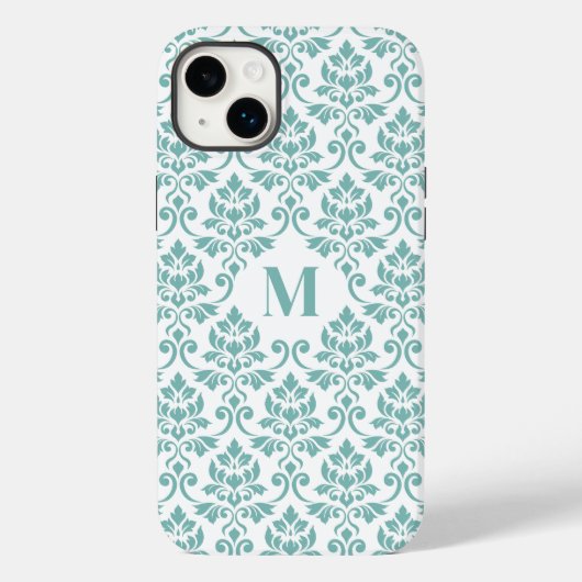 フイユダマスクティール(緑がかった色)パターカスタムン() Case-Mate iPhoneケース (裏面)