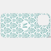 フイユダマスクティール（緑がかった色）パターカスタムン() Case-Mate iPhoneケース (裏面 / 右)