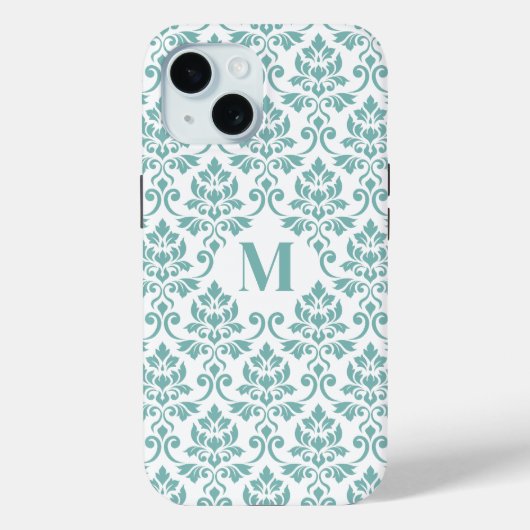 フイユダマスクティール(緑がかった色)パターカスタムン() Case-Mate iPhoneケース (裏面)
