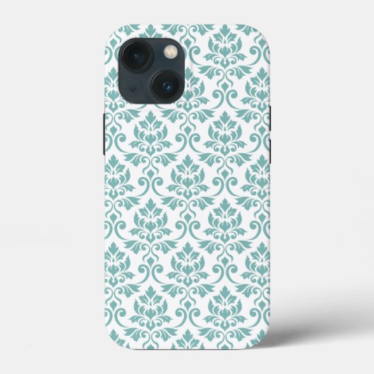 フイユダマスクティール(緑がかった色)パターン Case-Mate iPhoneケース (裏面)