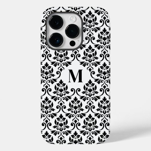 フイユダマスク黒いパターンカスタム() Case-Mate iPhoneケース (裏面)