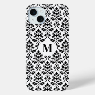 フイユダマスク黒いパターンカスタム() iPhone 15 MINIケース