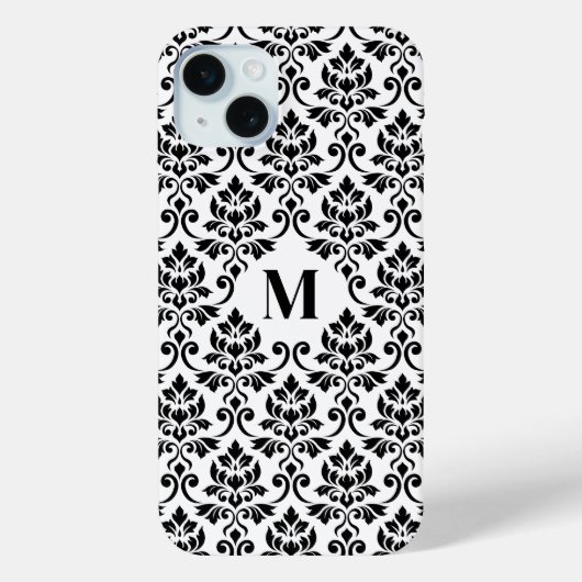 フイユダマスク黒いパターンカスタム() Case-Mate iPhoneケース (裏面)