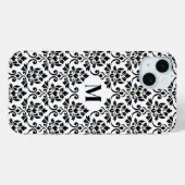 フイユダマスク黒いパターンカスタム() Case-Mate iPhoneケース (裏面 (横))