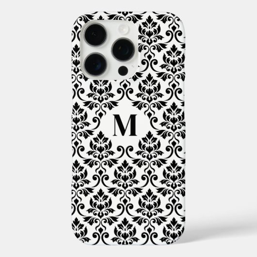 フイユダマスク黒いパターンカスタム() Case-Mate iPhoneケース (裏面)