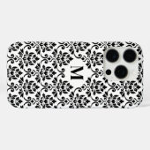 フイユダマスク黒いパターンカスタム() Case-Mate iPhoneケース (裏面 (横))