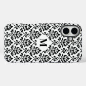 フイユダマスク黒いパターンカスタム() Case-Mate iPhoneケース (裏面 (横))