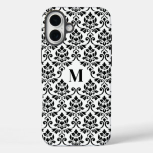 フイユダマスク黒いパターンカスタム() iPhone 16 PLUSケース