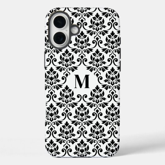フイユダマスク黒いパターンカスタム() Case-Mate iPhoneケース (裏面)