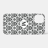 フイユダマスク黒いパターンカスタム() Case-Mate iPhoneケース (裏面 (横))