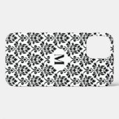 フイユダマスク黒いパターンカスタム() Case-Mate iPhoneケース (裏面 (横))