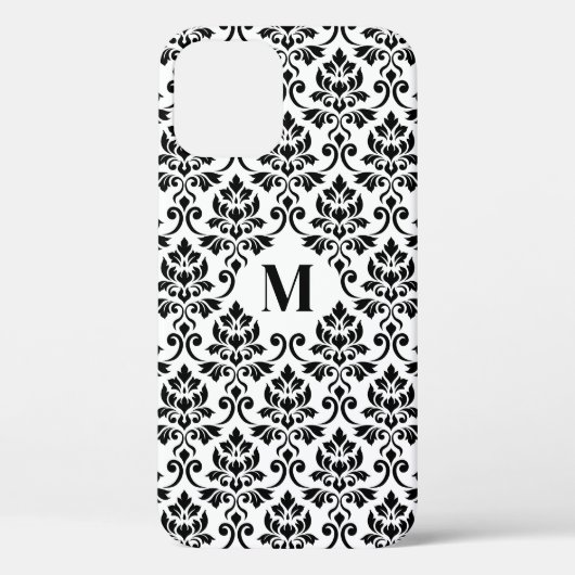 フイユダマスク黒いパターンカスタム() Case-Mate iPhoneケース (裏面)