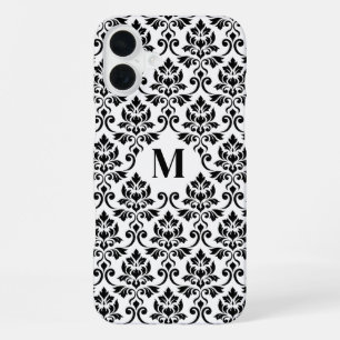 フイユダマスク黒いパターンカスタム() iPhone 16 PLUSケース