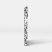 フイユダマスク黒いパターンカスタム() iPhoneケース (右側面)