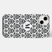 フイユダマスク黒いパターンカスタム() iPhoneケース (裏面横)